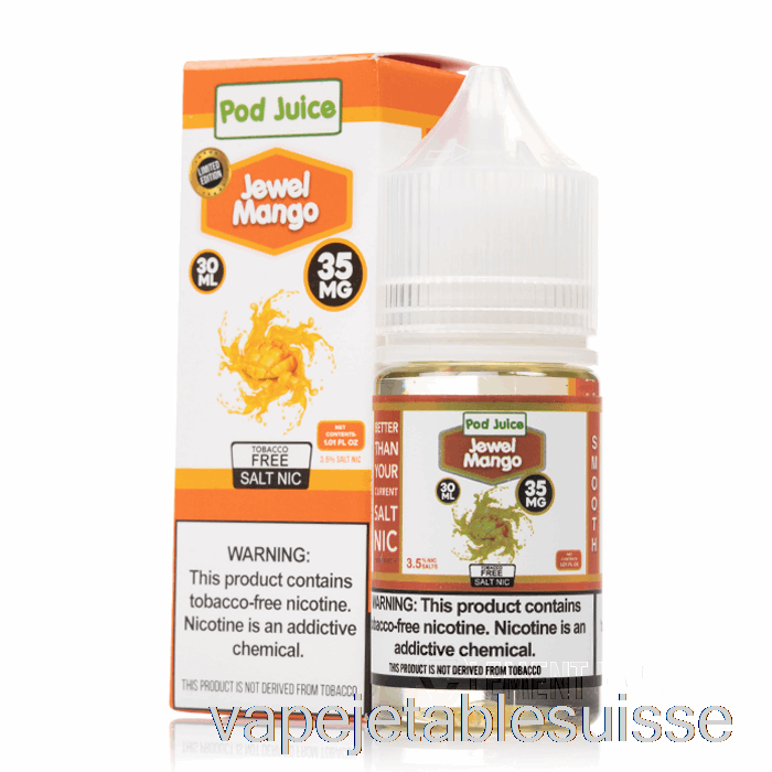 Vape Suisse Bijou Mangue - Jus De Dosette - 30ml 20mg